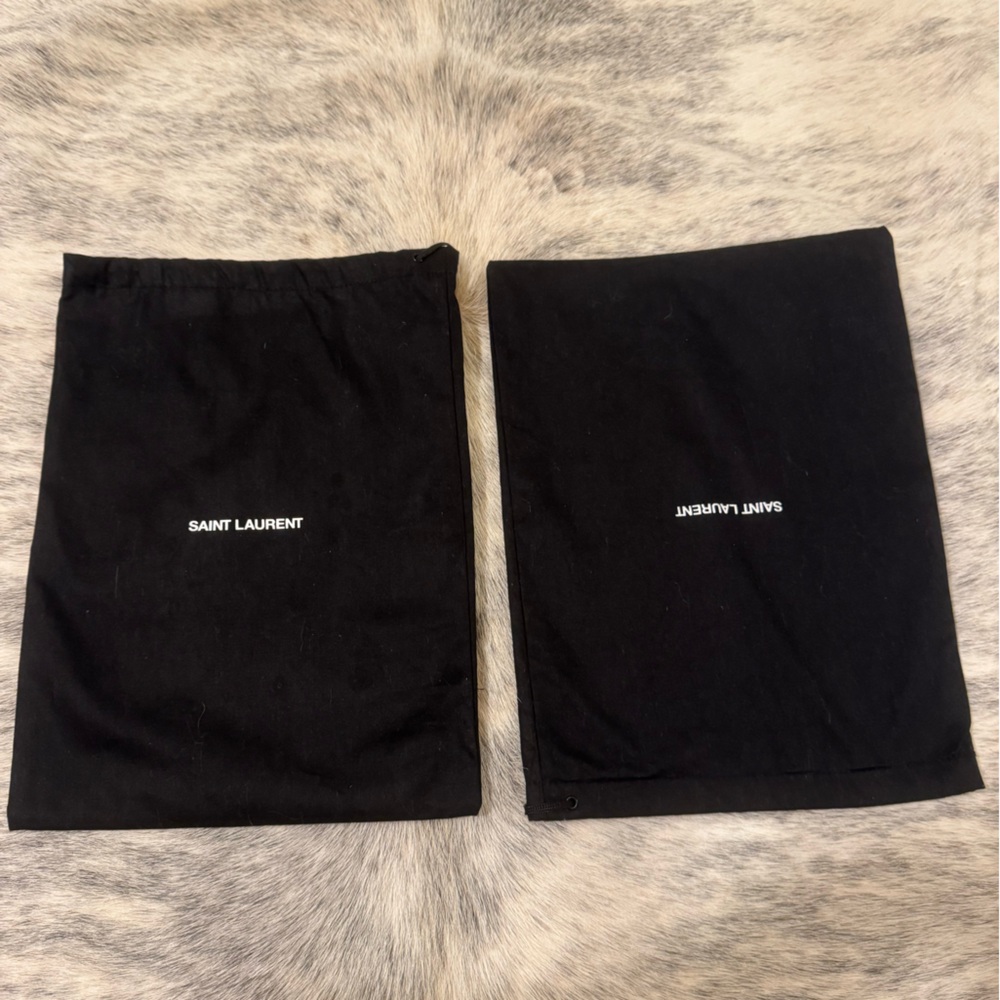 Saint Laurent Black Dust Bags